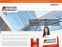 Tablet Screenshot of fenster-germany.de